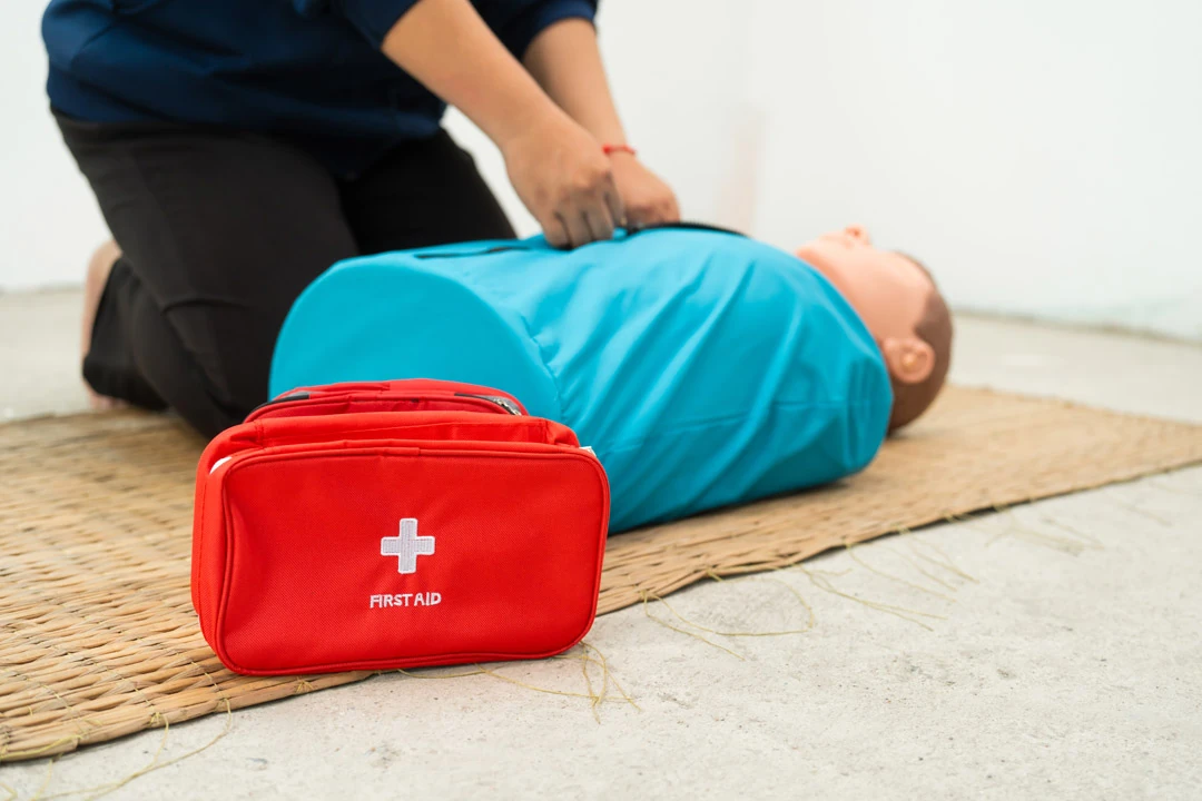Use of the AED defibrillator at the BLS-D course