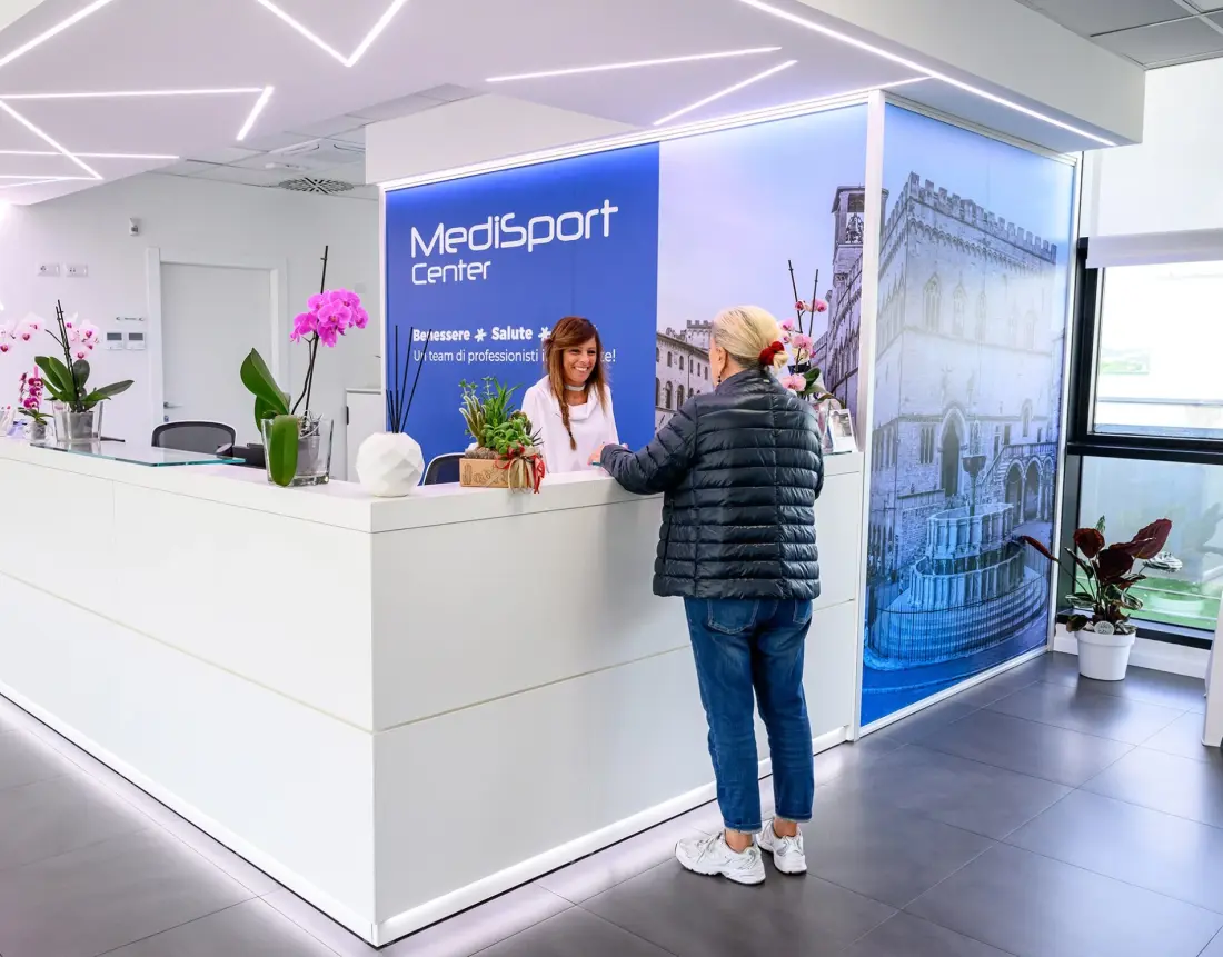 Reception MediSport Center Perugia